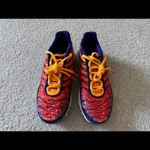 Nike Air Max Plus GS Back To School Purple Orange